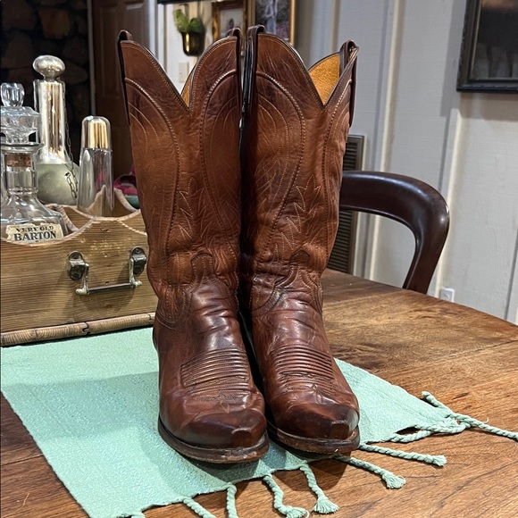 Lucchese 1883 Ranch Hand Leather Boots N1596-54 - Picture 2 of 8